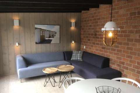 Aan Noordzee-vakantiehuis-bungalow de luxe-woonkamer